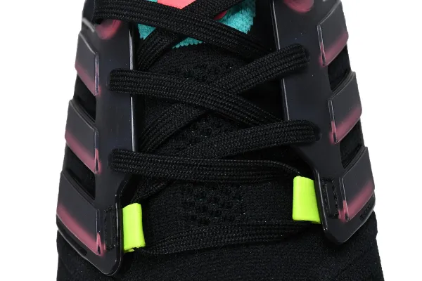 Adidas Ultraboost 22 Black Lime Green Running Shoes - 38