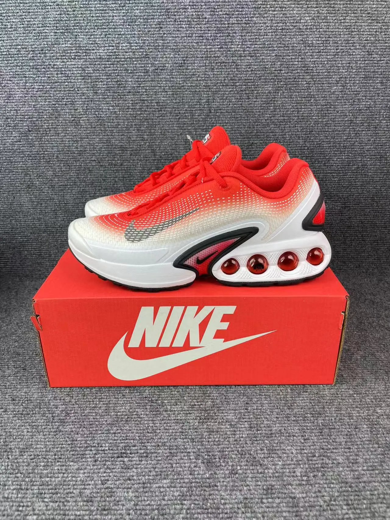 white and red