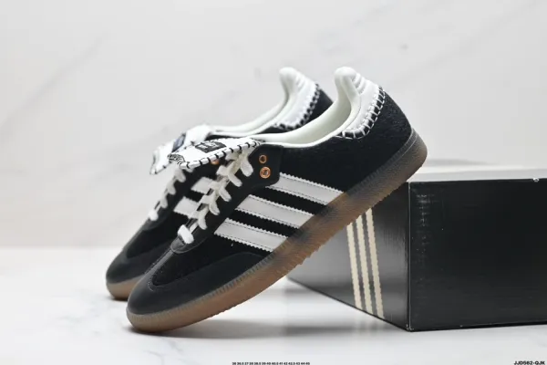 Adidas Originals Samba Classic Black White Gum Sneakers - 1