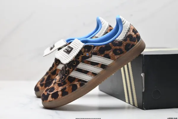 Adidas Originals Samba Classic Leopard Print Sneakers - 1