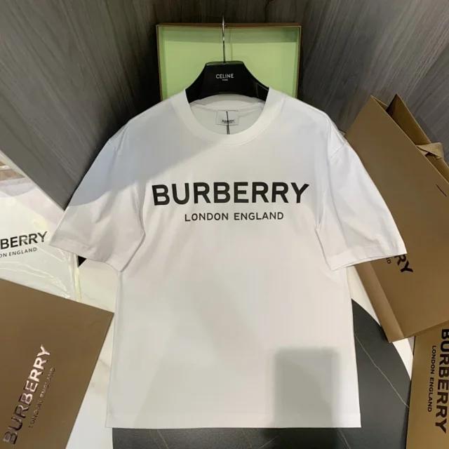 Burberry T-Shirts Short-sleeve crew-neck logo graphic product detail image 51