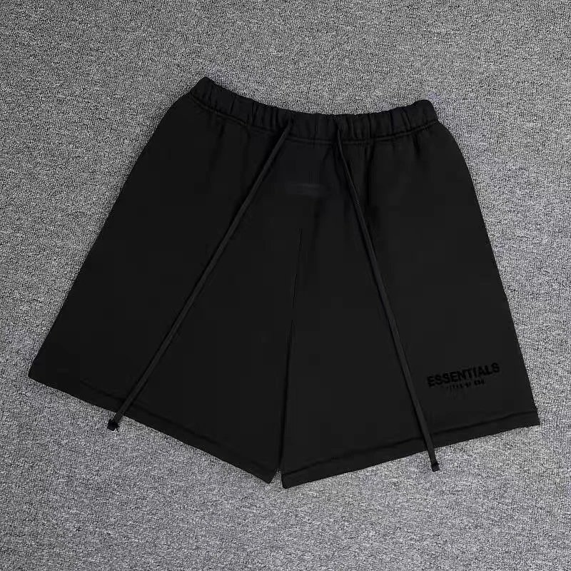 Black label velvet shorts