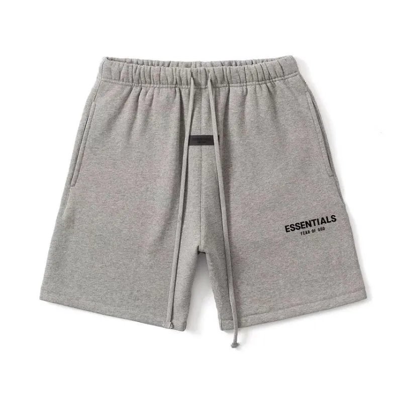 Deep oat velvet shorts
