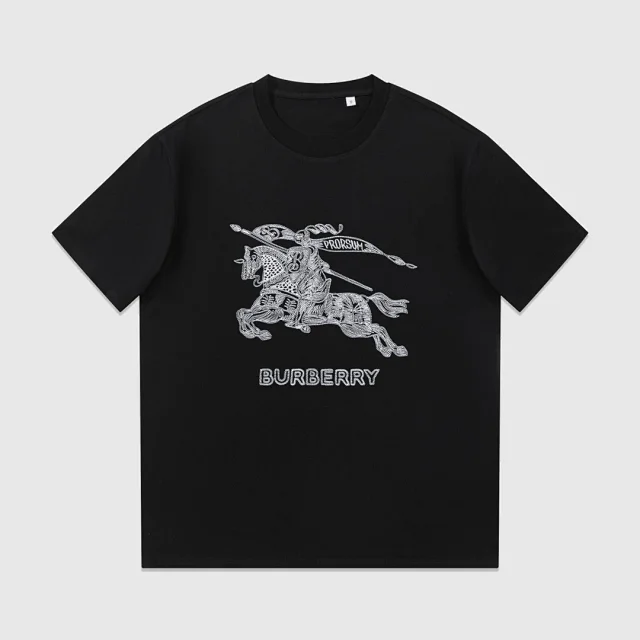 Burberry T-Shirts Short-sleeve crew-neck logo graphic product detail image 11