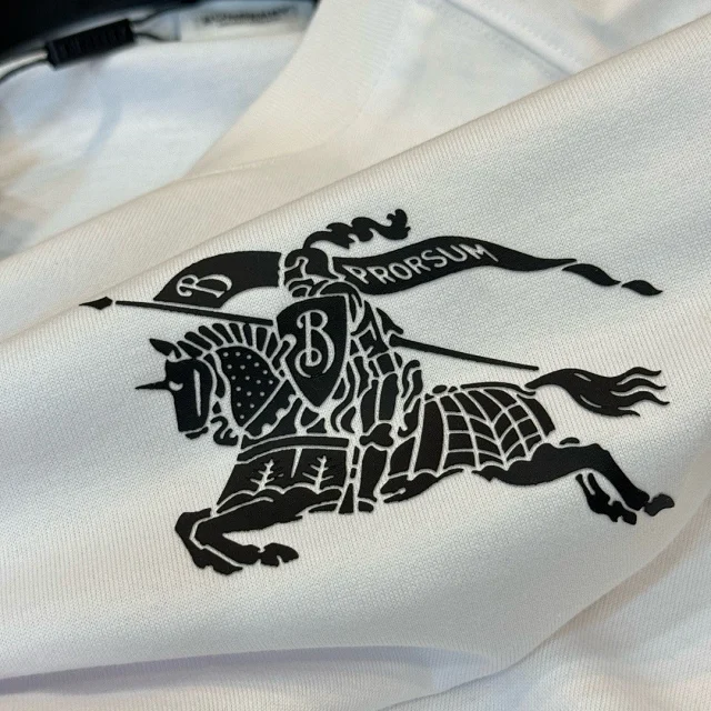 Burberry T-Shirts Short-sleeve crew-neck logo graphic product detail image 36