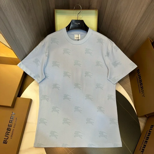 Burberry T-Shirts Short-sleeve crew-neck logo graphic product detail image 37