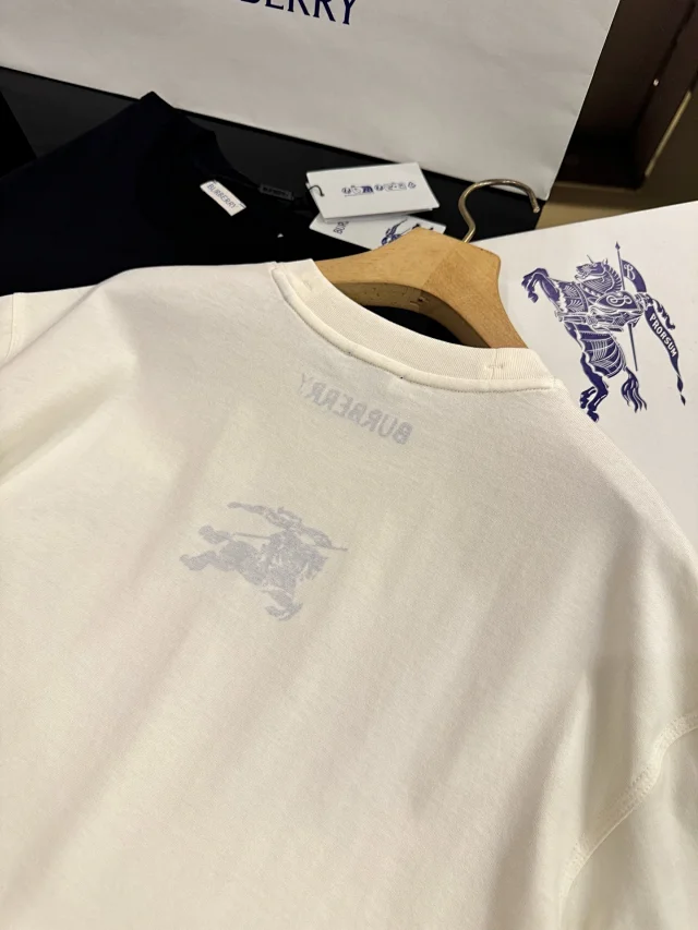 Burberry T-Shirts Short-sleeve crew-neck logo graphic product detail image 32