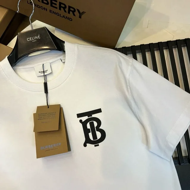 Burberry T-Shirts Short-sleeve crew-neck logo graphic product detail image 48