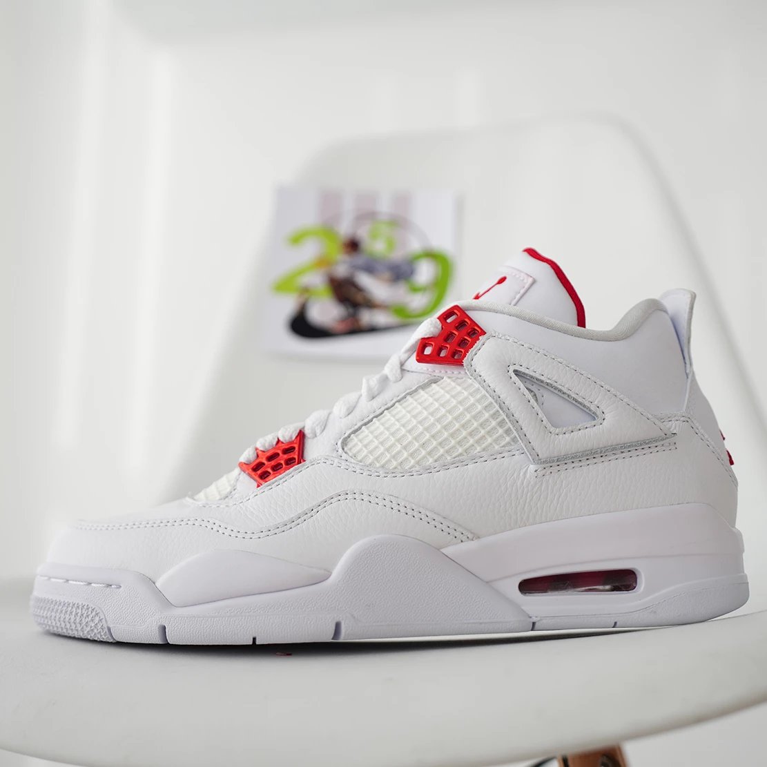 Metallic Red/Pure White with Red Buckle