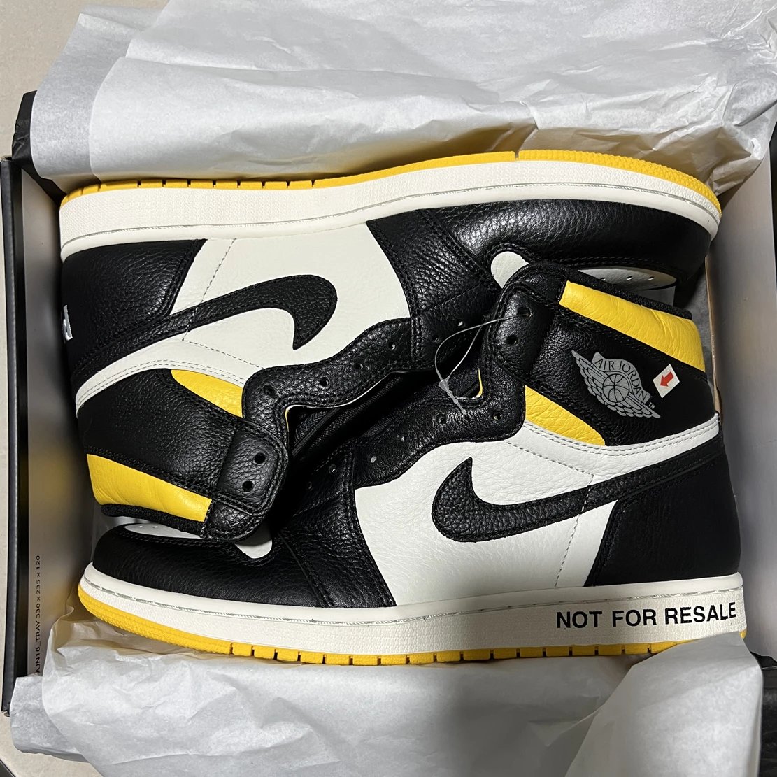 Aj1 prohibits reselling yellow