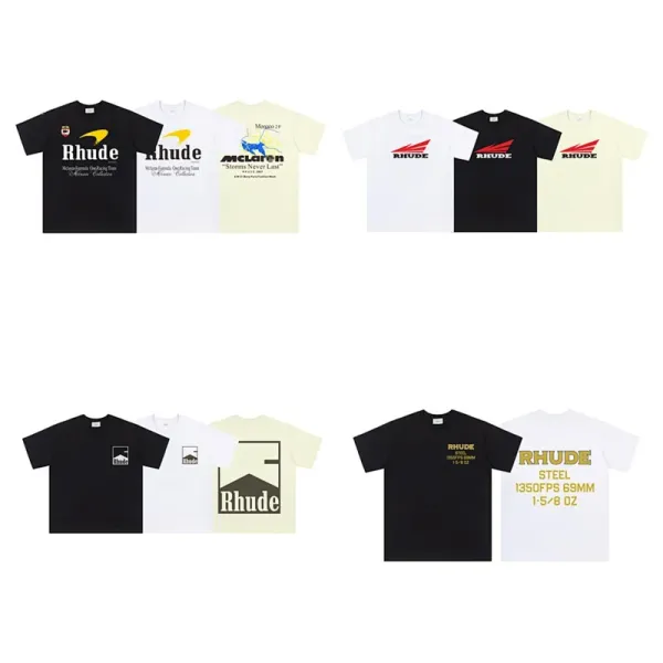 Rhude Marlboro Logo T-Shirt Black - 5