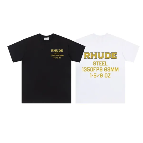 Rhude Marlboro Logo T-Shirt Black - 8
