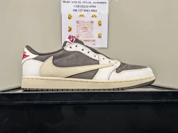 thumbnail for Travis Scott x Air Jordan 1 Low OG Reverse Mocha Muks Tier 1 DM7866 162