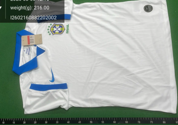 CBF Brazil 2022 World Cup Third Kit White Yellow Green Jersey - 35