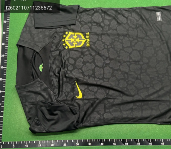 CBF Brazil 2022 World Cup Third Kit White Yellow Green Jersey - 34