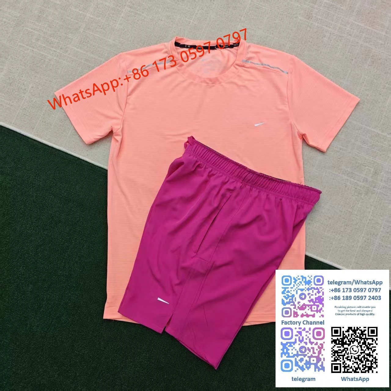Crystal strip orange+D218 pink