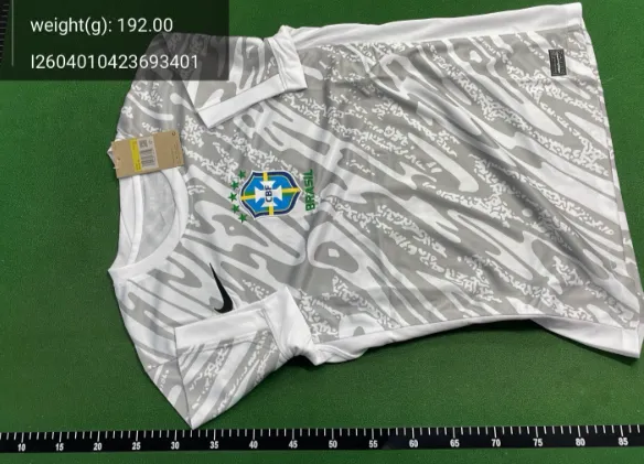 CBF Brazil 2022 World Cup Third Kit White Yellow Green Jersey - 20