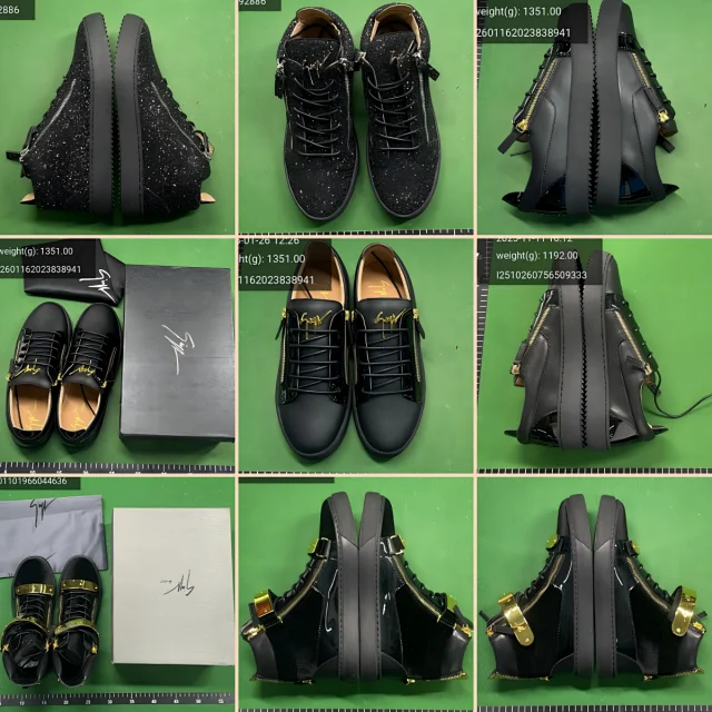 Bottega Veneta Sneakers Metallic mesh-paneled lace-up product detail image 1
