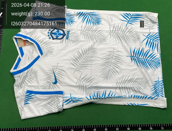 CBF Brazil 2022 World Cup Third Kit White Yellow Green Jersey - 23