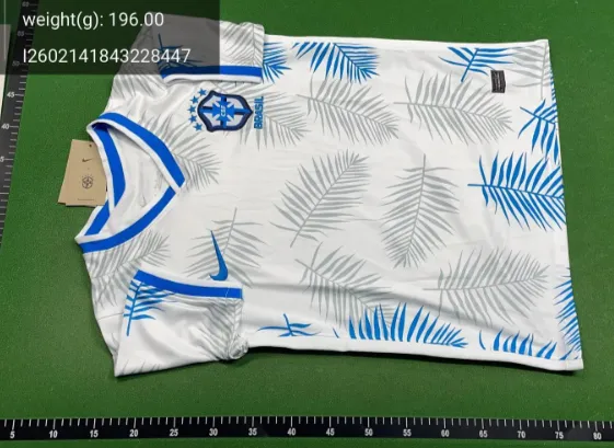 CBF Brazil 2022 World Cup Third Kit White Yellow Green Jersey - 33