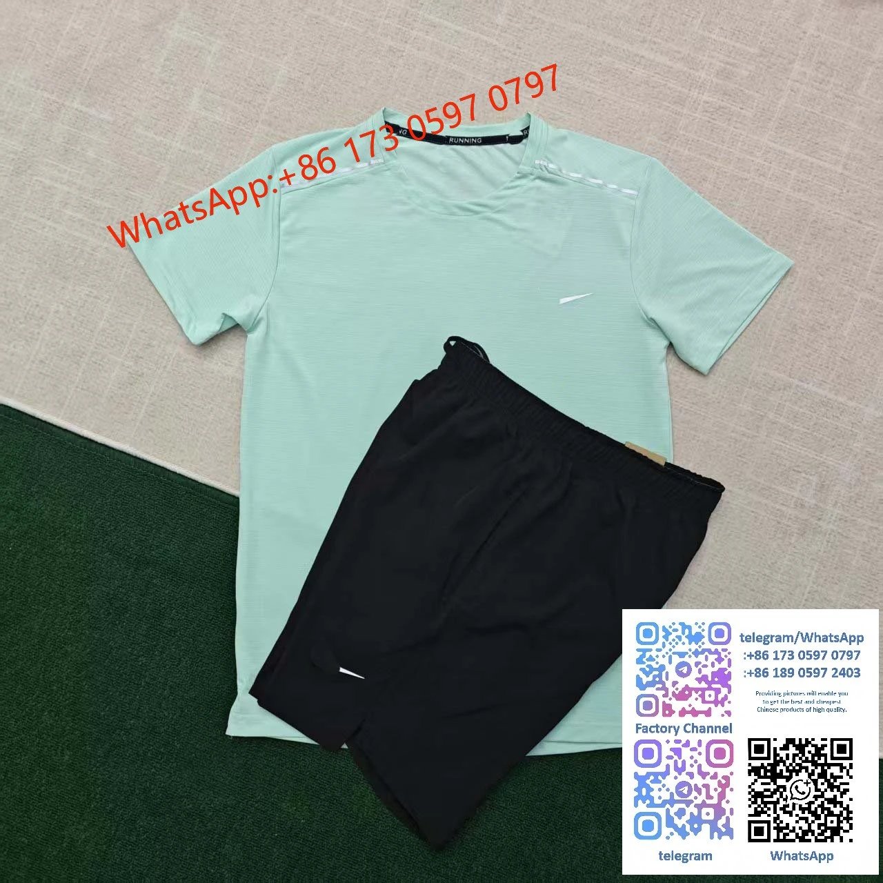 Crystal strip green+D218 black