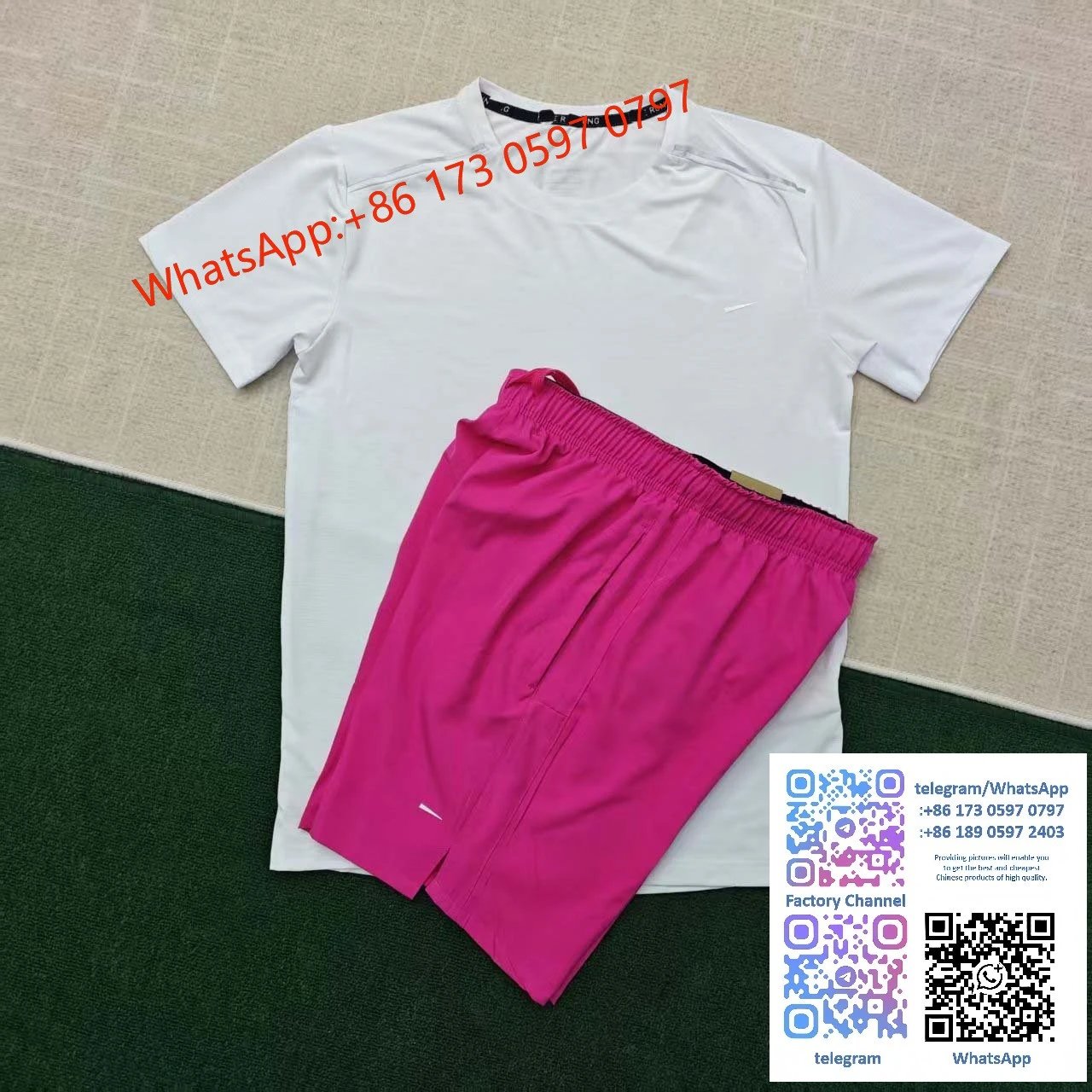 Crystal strip white+D218 pink