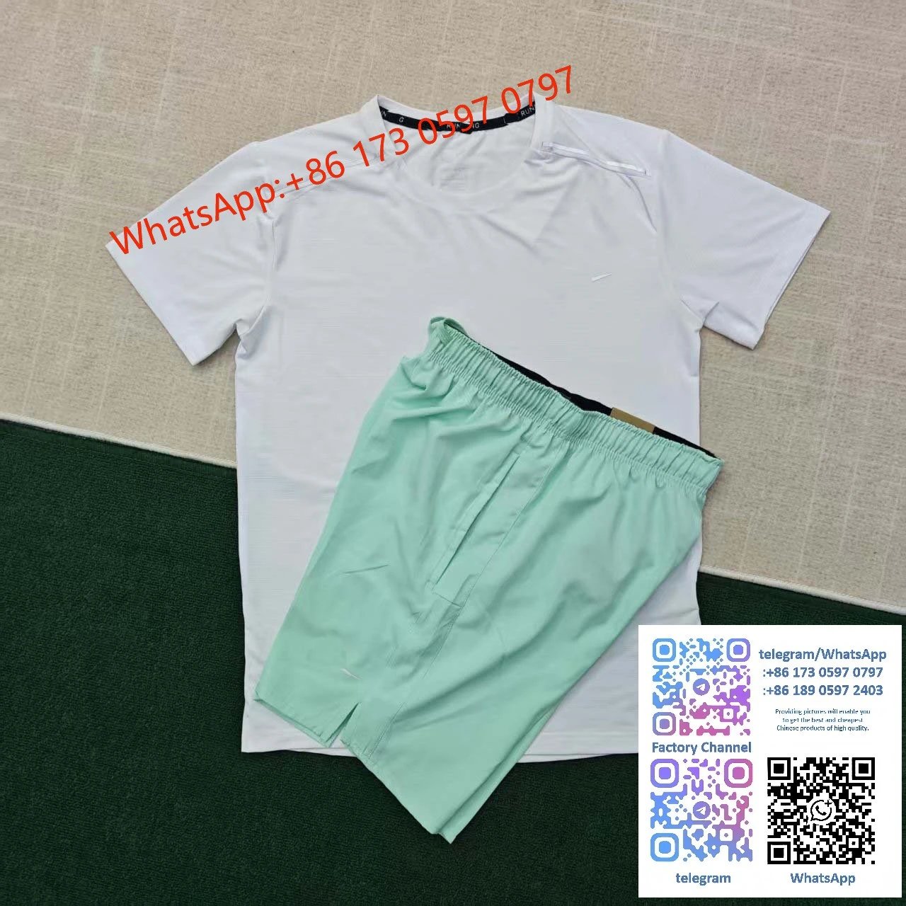 Crystal strip white+218 green