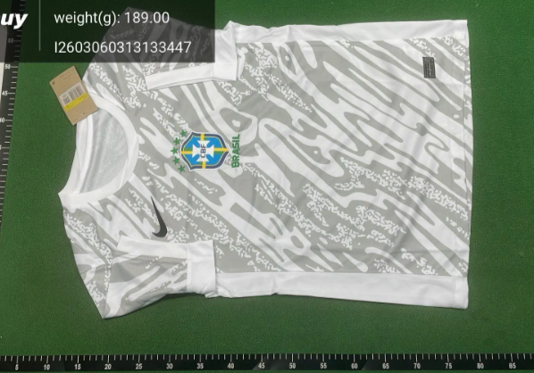 CBF Brazil 2022 World Cup Third Kit White Yellow Green Jersey - 29