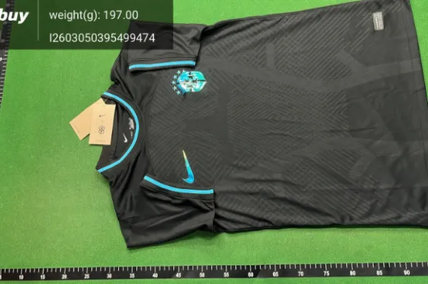 CBF Brazil 2022 World Cup Third Kit White Yellow Green Jersey - 30