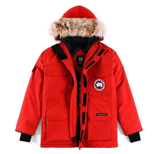 Canada Goose Down Jackets Expedition fur-trim hood parka product detail image 12