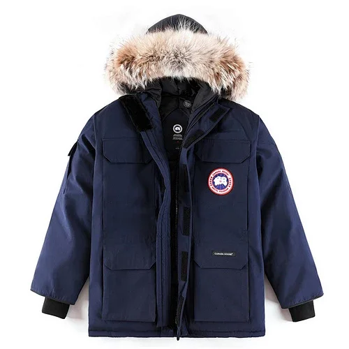 Canada Goose Down Jackets Expedition fur-trim hood parka product detail image 11