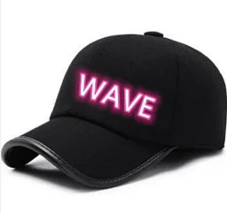 thumbnail for Sworn to wave jacquard black leather-trimmed baseball cap