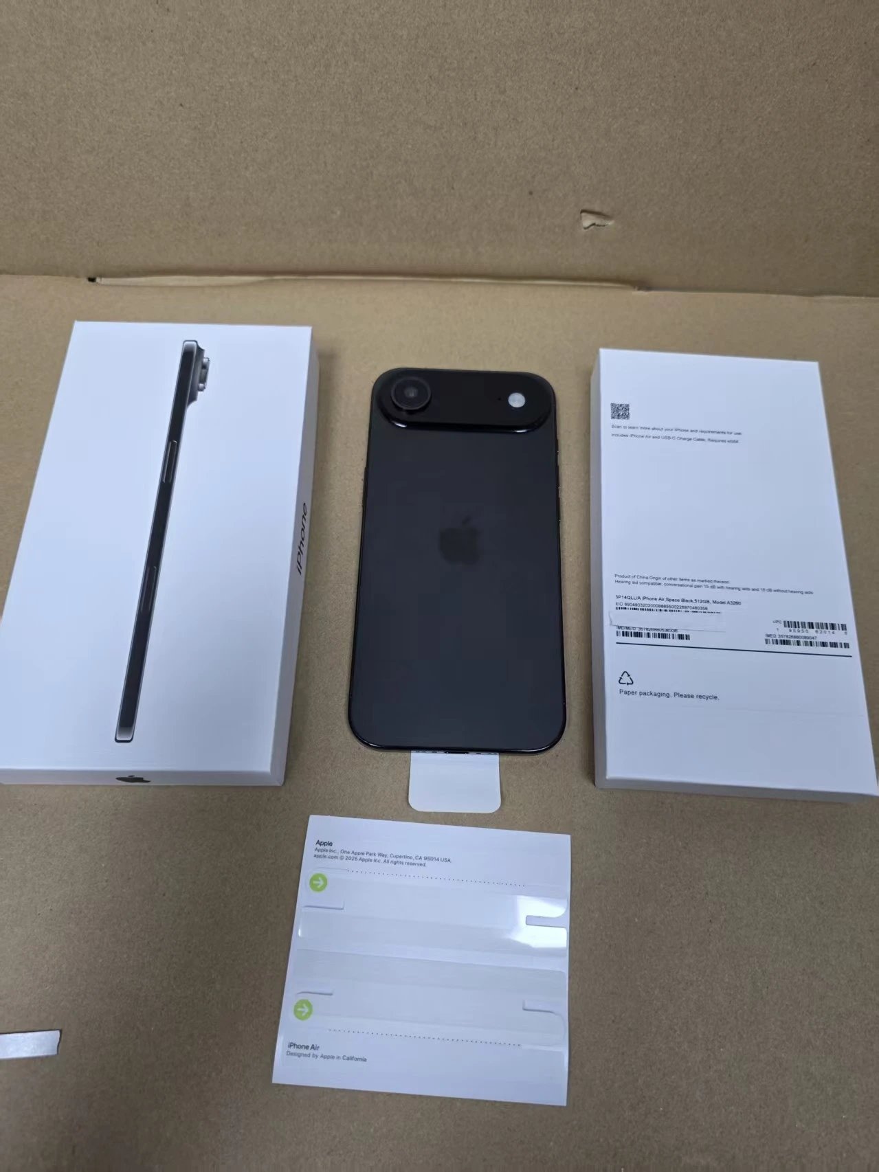 Apple iPhone Air Space Black 512GB