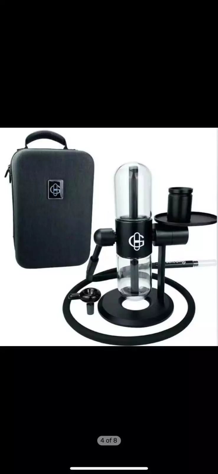 GG Glass Water Pipe with Carry