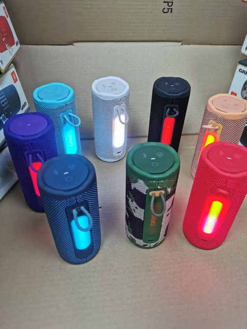 Portable Bluetooth Speaker Multi Color LED Light Outdoor