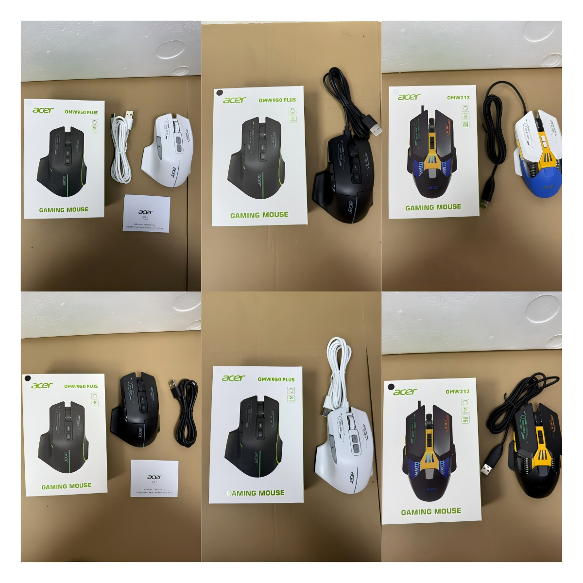 Acer OMW950 Plus Black Gaming Mouse