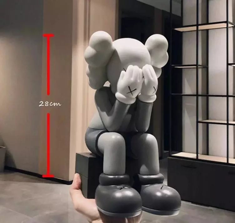 Kaws Figure — 28cm shy gray colorway — USFans Spreadsheet photo