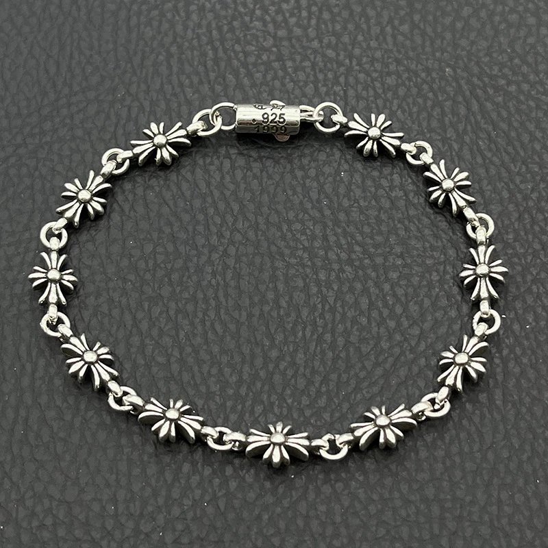 TINY E Cross Bracelet Making Old