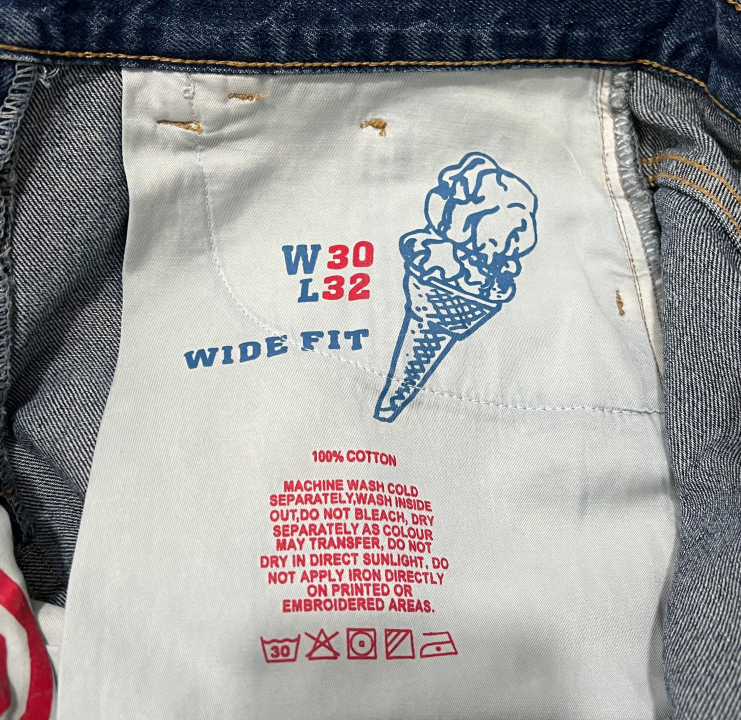 Ice Cream Graphic Jeans photo 8