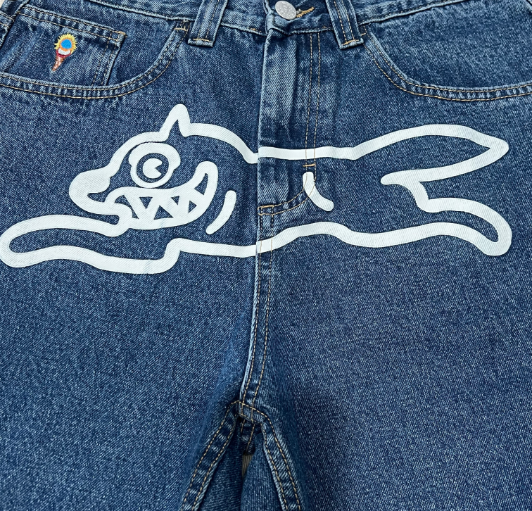 Ice Cream Graphic Jeans photo 5