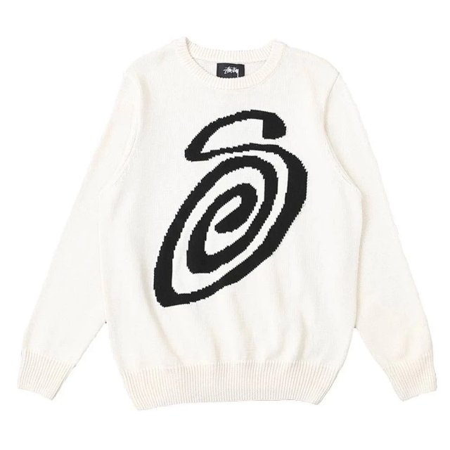 Stussy White Sweater: seller detail photo 2