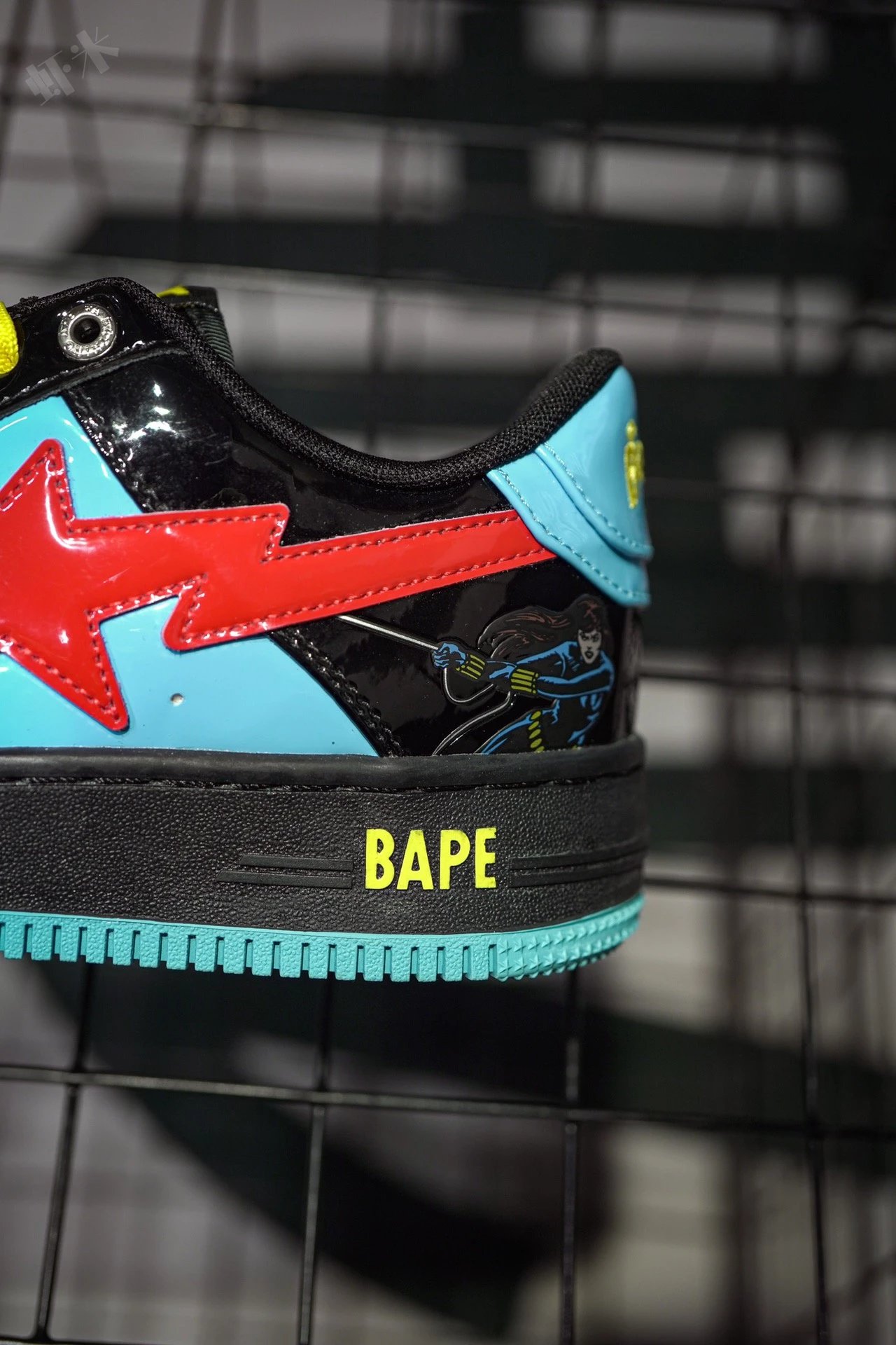 A Bathing Ape Bape Sta Splatter Orange Star Sneakers - 11