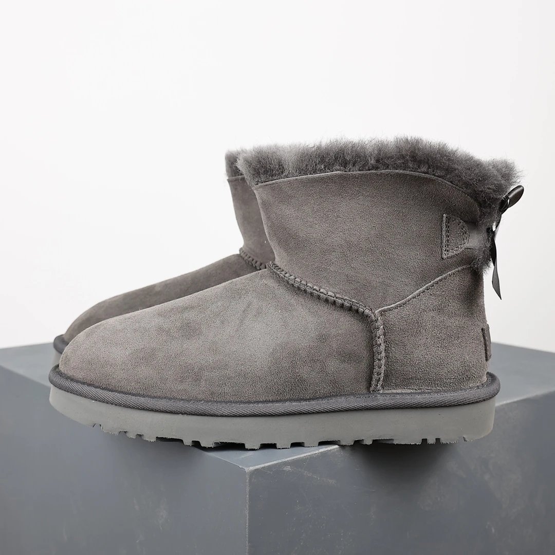 贝莉蝴蝶结灰色