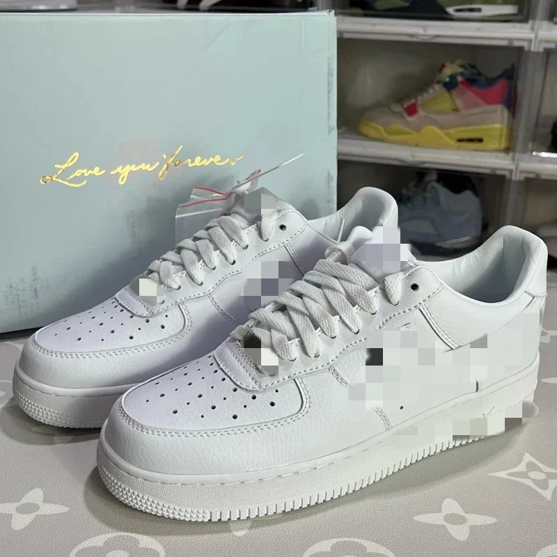 G Version Sale! Drake x Nike Air Force 1 Low "Certified Lover Boy" White Sole Casual Board Shoes CT8065-100