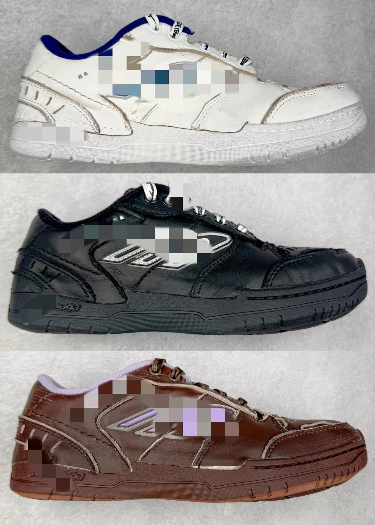 #VG/XA/LF Balenciaga Hamptons Worn-Out Paris Lifestyle Casual Sneakers