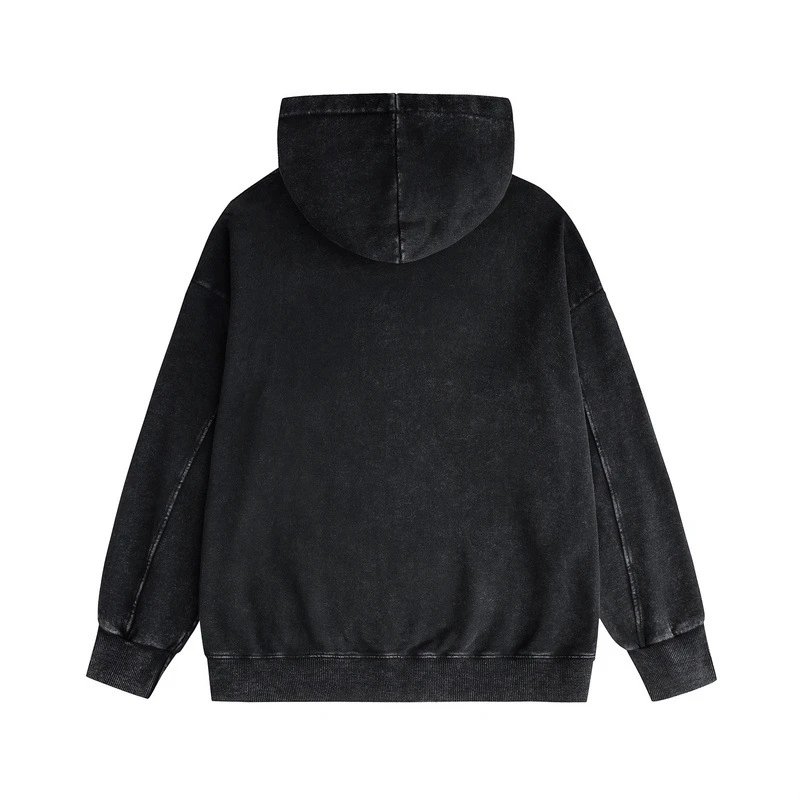 Carhartt WIP Hooded Zip-Up Sweatshirt Brown Hoodie - 6