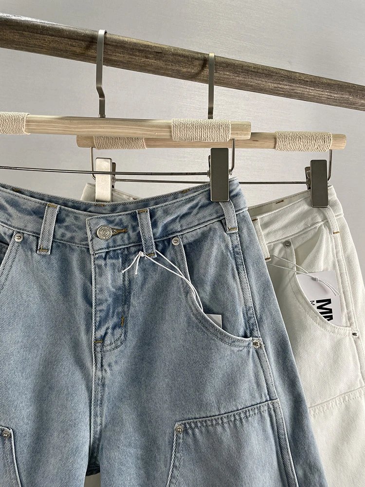 MM6 Patchwork Workwear Denim Shorts photo 7