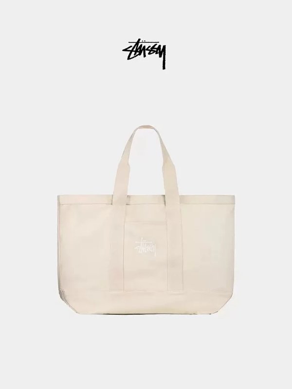 Stussy Classic Tote Bag Beige Tote Bag product listing in Litbuy spreadsheet finds