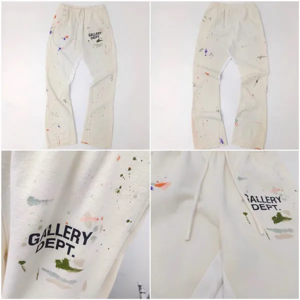 Gallery Dept. Paint-Splatter Sweatpants Blue - 14