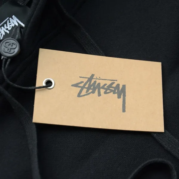 Stussy Classic Hoodie Black - 9